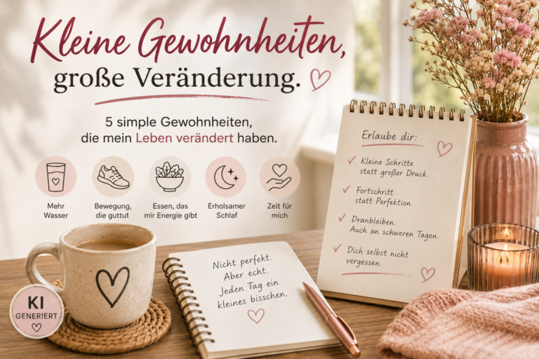 5 simple Gewohnheiten, die mein Leben verändert haben