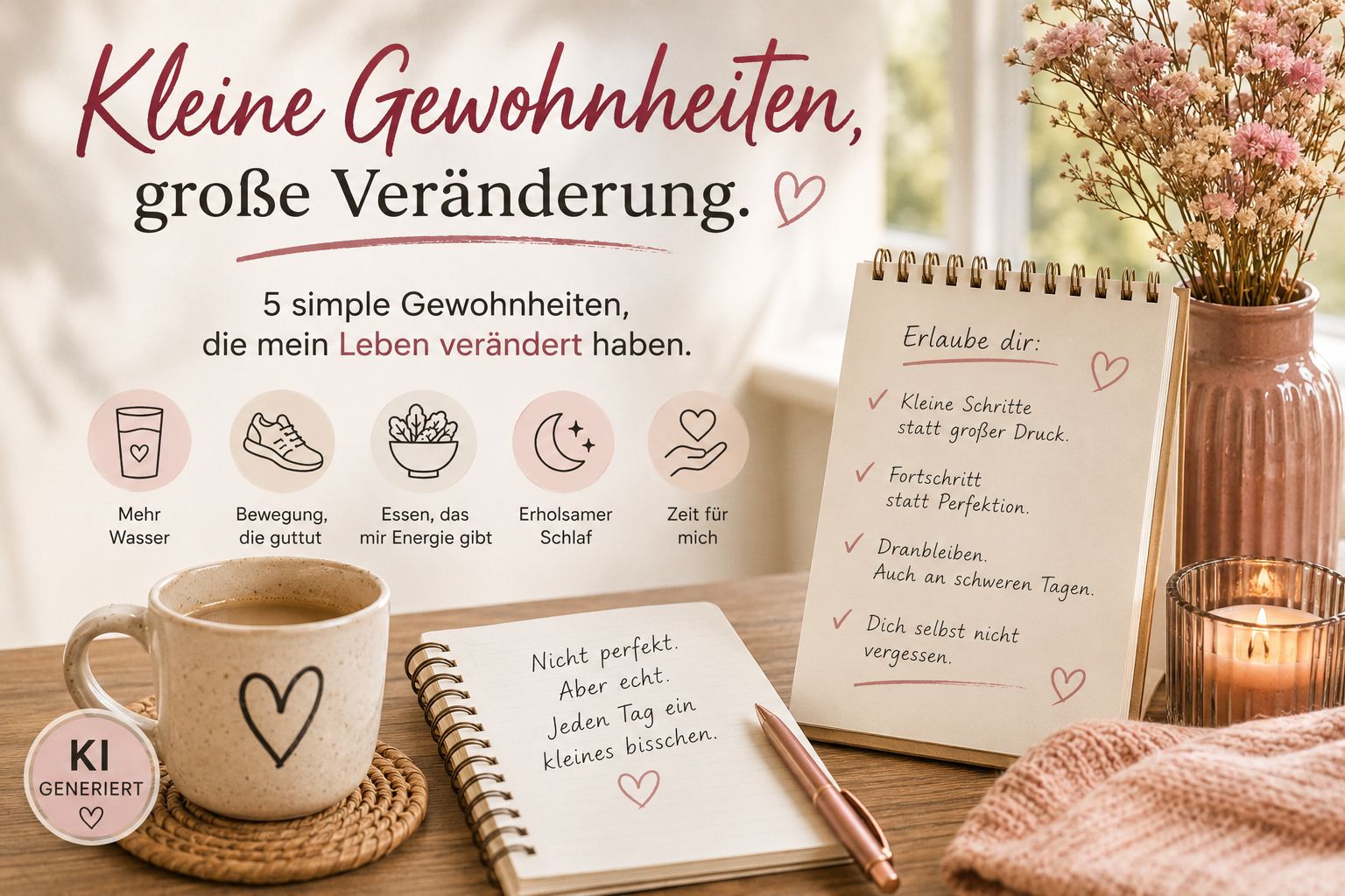 5 simple Gewohnheiten, die mein Leben verändert haben